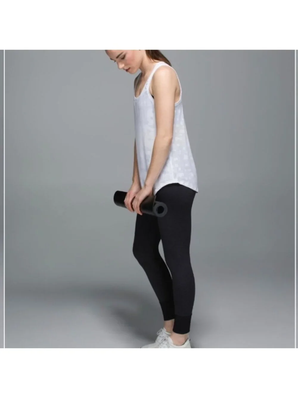Lululemon Ebb To Street Pant Heathered Black (looks like a dark coal)